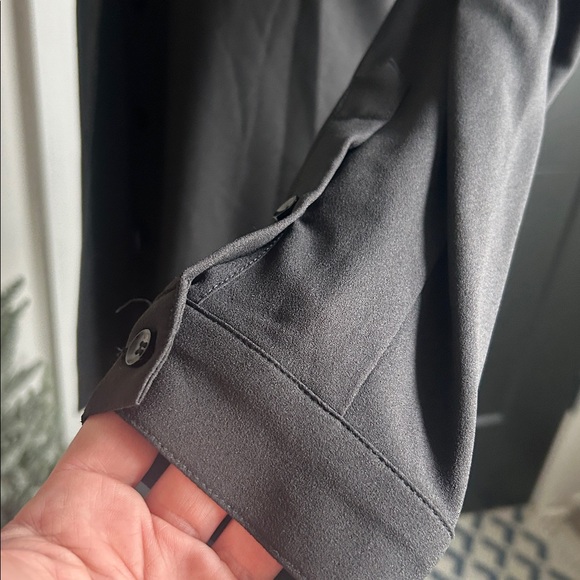 Alberto Makali M long sleeve Elegant Black Lace Shoulder Women's Top - Picture 7 of 8